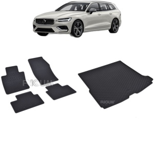 Set Covorase Auto Si Tavita Portbagaj VOLVO V 60 PHE din 2018 - 2026, caroserie combi,