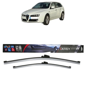Set stergatoare auto ALFA ROMEO 159 Sportwagon (939_) din 2005-2012, Derby, din cauciuc siliconat rezistent