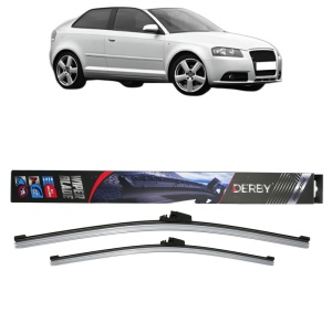 Set stergatoare auto AUDI A3 (8P1) din 2003-2012, Derby, din cauciuc siliconat rezistent