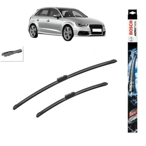 Set stergatoare auto AUDI A3 Sportback (8VA, 8VF) din 2012-2020, Bosch Aerotwin, din cauciuc siliconat rezistent