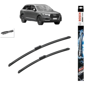 Set stergatoare auto AUDI Q7 (4MB, 4MG, 4MQ) din 2015-2024, Bosch Aerotwin, din cauciuc siliconat rezistent