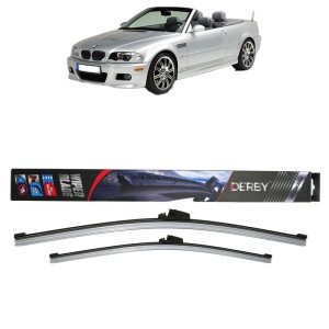 Set stergatoare auto BMW 3 Compact (E46) din 2001-2005, Derby, din cauciuc siliconat rezistent