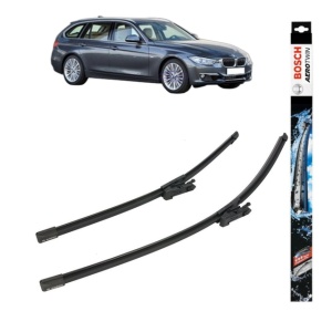 Set stergatoare auto BMW 3 Touring (F31) din 2012-2019, Bosch Aerotwin, din cauciuc siliconat rezistent