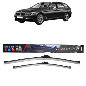 Set stergatoare auto BMW 5 Touring (G31) din 2017-2022, Derby, din cauciuc siliconat rezistent