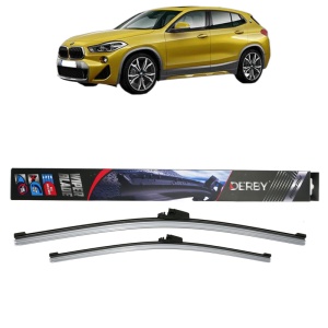 Set stergatoare auto BMW X2 (F39) din 2017-2023, Derby, din cauciuc siliconat rezistent