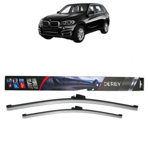 Set stergatoare auto BMW X5 (F15, F85) din 2013-2018, Derby, din cauciuc siliconat rezistent