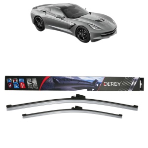 Set stergatoare auto CHEVROLET CORVETTE (C7) din 2014-2019, Derby, din cauciuc siliconat rezistent