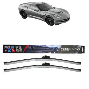 Set stergatoare auto CHEVROLET CORVETTE (C7) din 2014-2019, Derby, din cauciuc siliconat rezistent