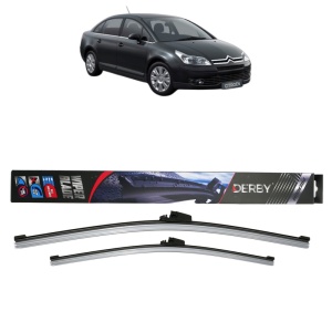 Set stergatoare auto CITROEN C4 I Saloon din 2006-2014, Derby, din cauciuc siliconat rezistent