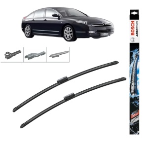 Set stergatoare auto CITROEN C6 (TD_) din 2005-2012, Bosch Aerotwin Multi, din cauciuc siliconat rezistent