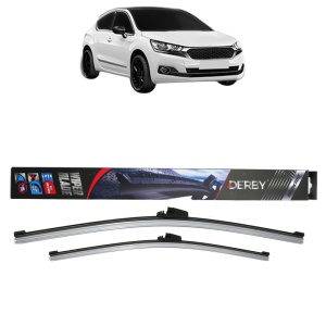 Set stergatoare auto DS DS 4 II (FR_, FB_, F3_, FP_, F4_) din 2021-2025, Derby, din cauciuc siliconat rezistent