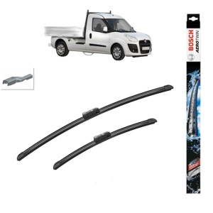 Set stergatoare auto FIAT DOBLO Platform/Chassis (263_) din 2010-2023, Bosch Aerotwin, din cauciuc siliconat rezistent