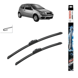Set stergatoare auto FIAT PUNTO (188_) din 1999-2012, Bosch Aerotwin Retrofit, din cauciuc siliconat rezistent