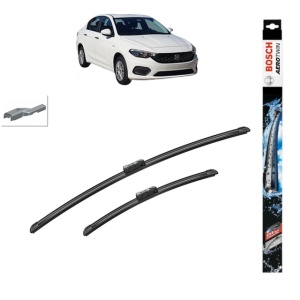 Set stergatoare auto FIAT TIPO Saloon (356_, 357_) din 2015-2022, Bosch Aerotwin, din cauciuc siliconat rezistent