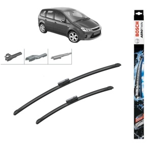 Set stergatoare auto FORD C-MAX (DM2) din 2007-2010, Bosch Aerotwin Multi, din cauciuc siliconat rezistent