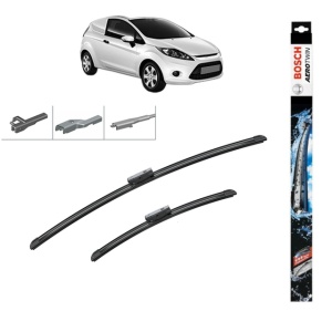 Set stergatoare auto FORD FIESTA VI Van din 2008-2017, Bosch Aerotwin Multi, din cauciuc siliconat rezistent