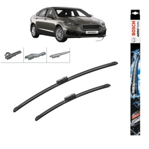 Set stergatoare auto FORD MONDEO V Saloon (CD) din 2012-2019, Bosch Aerotwin Multi, din cauciuc siliconat rezistent