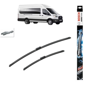 Set stergatoare auto FORD TRANSIT V363 Bus (FAD, FBD) din 2013-2024, Bosch Aerotwin, din cauciuc siliconat rezistent
