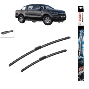 Set stergatoare auto FORD USA RANGER Extended Cab Pickup din 2023, Bosch Aerotwin, din cauciuc siliconat rezistent