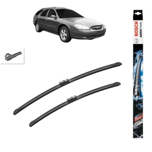 Set stergatoare auto FORD USA TAURUS Estate din 1999-2004, Bosch Aerotwin, din cauciuc siliconat rezistent