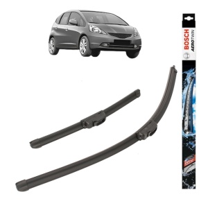 Set stergatoare auto HONDA JAZZ III (GE_, GG_, GP_, ZA_) din 2007-2015, Bosch Aerotwin Retrofit, din cauciuc siliconat rezistent
