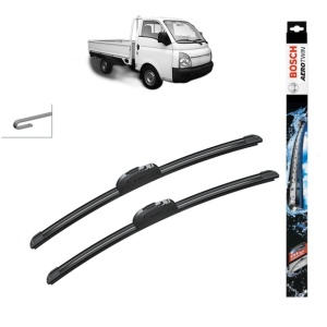 Set stergatoare auto HYUNDAI H100 Platform/Chassis din 1996-1997, Bosch Aerotwin Retrofit, din cauciuc siliconat rezistent
