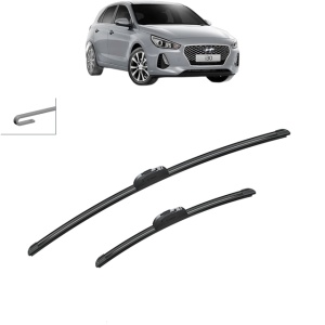 Set stergatoare auto HYUNDAI i30 Hatchback Van (PDE) din 2016-2020, Bosch Aerotwin Retrofit, din cauciuc siliconat rezistent - Img 8
