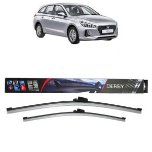 Set stergatoare auto HYUNDAI i30 Kombi Van (PDE) din 2017-2020, Derby, din cauciuc siliconat rezistent