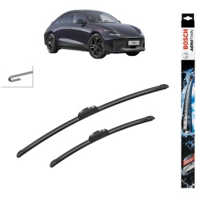 Set stergatoare auto HYUNDAI IONIQ 6 (CE) din 2022-2023, Bosch Aerotwin Retrofit, din cauciuc siliconat rezistent