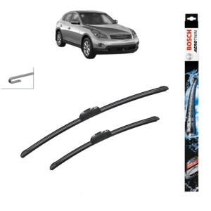 Set stergatoare auto INFINITI EX din 2008-2013, Bosch Aerotwin Retrofit, din cauciuc siliconat rezistent