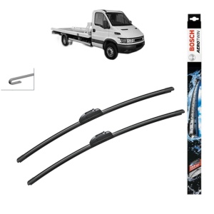 Set stergatoare auto IVECO DAILY III Platform/Chassis din 1999-2006, Bosch Aerotwin Retro Truck, din cauciuc siliconat rezistent