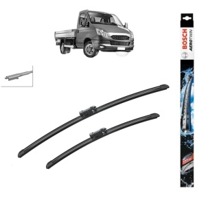 Set stergatoare auto IVECO DAILY V Platform/Chassis din 2011-2014, Bosch Aerotwin, din cauciuc siliconat rezistent