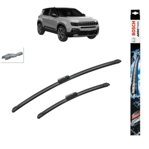 Set stergatoare auto JEEP AVENGER (J2) din 2022-2024, Bosch Aerotwin, din cauciuc siliconat rezistent