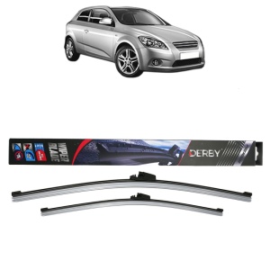 Set stergatoare auto KIA CEE'D Hatchback (ED) din 2006-2012, Derby, din cauciuc siliconat rezistent