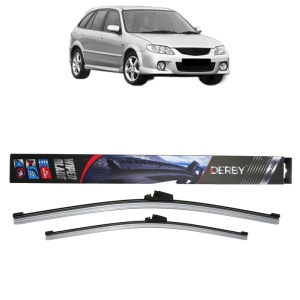 Set stergatoare auto MAZDA 323 F VI Hatchback (BJ) din 1998-2004, Derby, din cauciuc siliconat rezistent