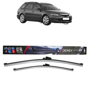 Set stergatoare auto MAZDA 6 Station Wagon (GY) din 2002-2008, Derby, din cauciuc siliconat rezistent