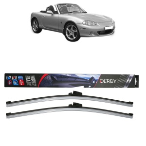 Set stergatoare auto MAZDA MX-5 II (NB) din 1998-2005, Derby, din cauciuc siliconat rezistent