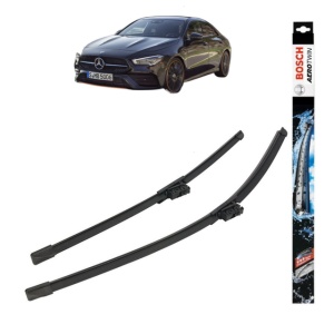 Set stergatoare auto MERCEDES-BENZ CLA (C118) din 2019-2023, Bosch Aerotwin, din cauciuc siliconat rezistent