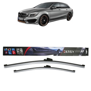 Set stergatoare auto MERCEDES-BENZ CLA Shooting Brake (X117) din 2015-2019, Derby, din cauciuc siliconat rezistent