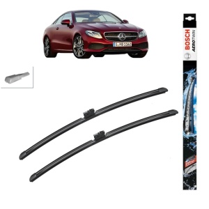 Set stergatoare auto MERCEDES-BENZ E-CLASS Coupe (C238) din 2016-2021, Bosch Aerotwin, din cauciuc siliconat rezistent
