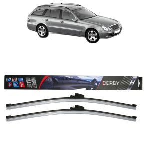 Set stergatoare auto MERCEDES-BENZ E-CLASS T-Model (S211) din 2003-2009, Derby, din cauciuc siliconat rezistent