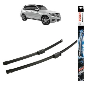 Set stergatoare auto MERCEDES-BENZ GLK-CLASS (X204) din 2008-2015, Bosch Aerotwin, din cauciuc siliconat rezistent