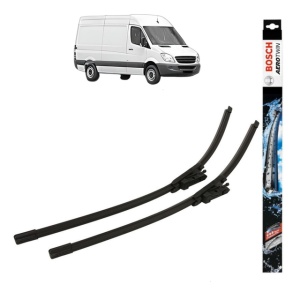 Set stergatoare auto MERCEDES-BENZ SPRINTER 3,5-t Van (B906) din 2006-2018, Bosch Aerotwin, din cauciuc siliconat rezistent