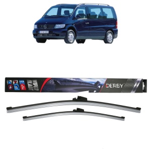 Set stergatoare auto MERCEDES-BENZ V-CLASS Van (638/2) din 1996-2003, Derby, din cauciuc siliconat rezistent - Img 1