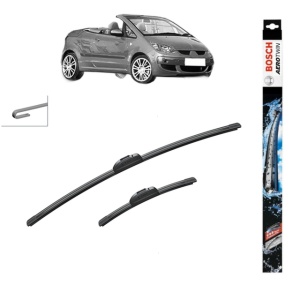 Set stergatoare auto MITSUBISHI COLT CZC VI Convertible (RG) din 2006-2009, Bosch Aerotwin Retrofit, din cauciuc siliconat rezistent