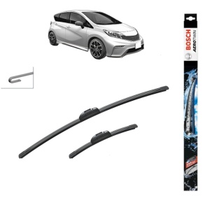 Set stergatoare auto NISSAN NOTE (E12) din 2012-2016, Bosch Aerotwin Retrofit, din cauciuc siliconat rezistent