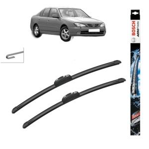 Set stergatoare auto NISSAN PRIMERA (P11) din 1996-2001, Bosch Aerotwin Retrofit, din cauciuc siliconat rezistent