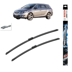 Set stergatoare auto OPEL ASTRA J Sports Tourer (P10) din 2010-2015, Bosch Aerotwin, din cauciuc siliconat rezistent