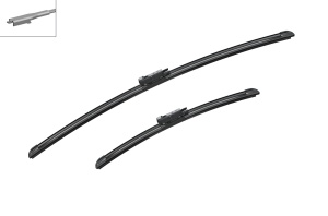 Set stergatoare auto OPEL CORSA D Hatchback Van (S07) din 2006-2014, Bosch Aerotwin, din cauciuc siliconat rezistent - Img 2