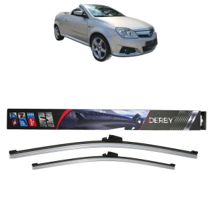Set stergatoare auto OPEL TIGRA TwinTop (X04) din 2004-2010, Derby, din cauciuc siliconat rezistent